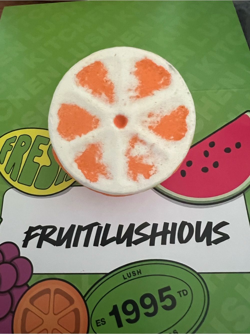 Lush Orange Burst Bath Bomb Kitchen Box Exclusive June 26